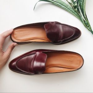 Everlane Loafer Mules - Burgandy
